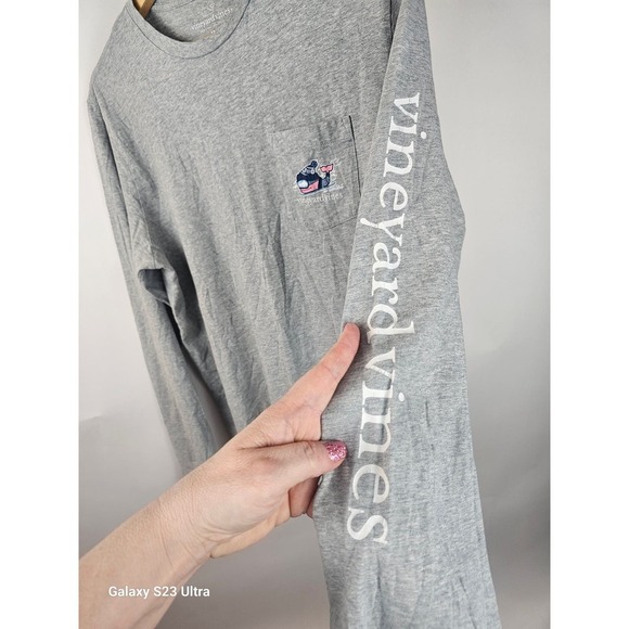 Vinyard Vines, 100% cotton, szM, Downhill Skier, longsleeve t-shirt - Picture 3 of 8